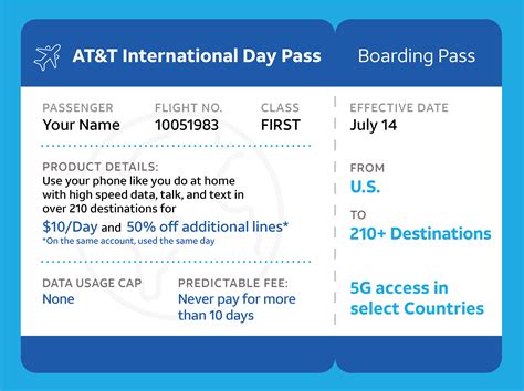 at&t international flights.